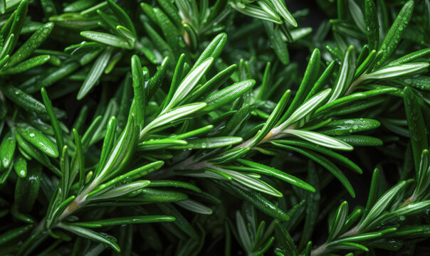 rosemary herb  background