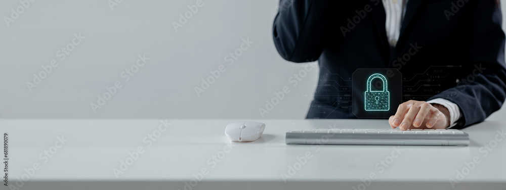 Aufkleber trying to recover important encrypted data, set a password for your secret document for maximum secu