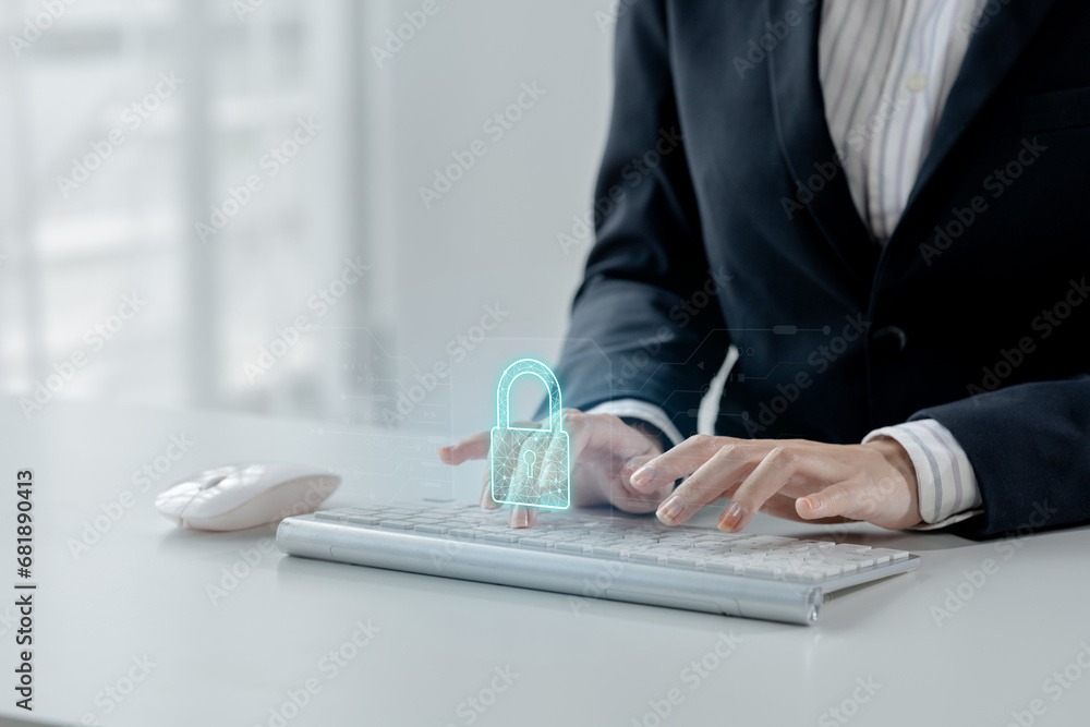 Aufkleber trying to recover important encrypted data, set a password for your secret document for maximum secu