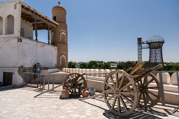 Art Museum at the Ark of Bukhara, fortress in Bukhara city, Uzbekistan - obrazy, fototapety, plakaty