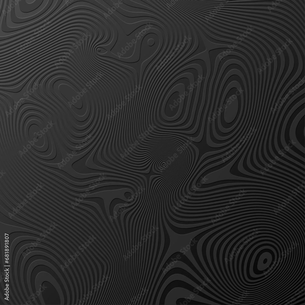 Poster black embossed abstract poster with textured liquid pattern design and rippled effect of the illusio