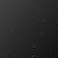 Black embossed abstract poster with textured liquid pattern design and rippled effect of the illusion of movement