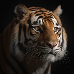 Fototapeta premium Portrait of a majestic tiger