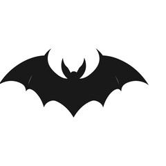 Vampire vector isolated on a white background, A silhouette of Bat flying