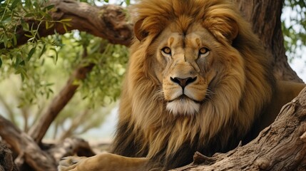 Fototapeta premium portrait of a lion