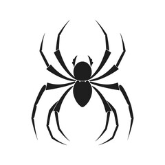 Cobweb Vector isolated on a White background, Spider and web silhouette
