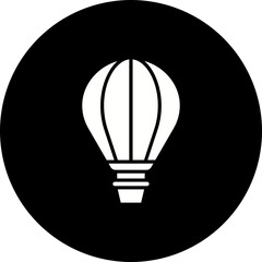 Obraz premium Hot Air Balloon Icon