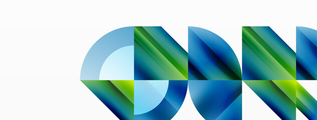 Creative geometric abstract background design