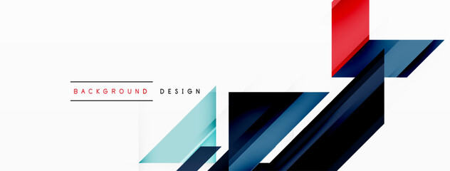 Creative geometric abstract background design
