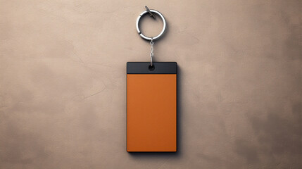 Captivating Keychain Mock-Up, A Singularly Unique and Stylish Hanging Presentation of Your Designs and Creations, a Visual Showcase of Elegance and Functionality