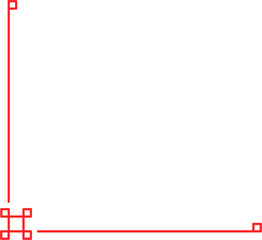 Asian Border Corner Illustration Isolated Background