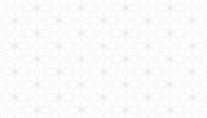 white abstract islamic background with arabian pattern style and seamless concept