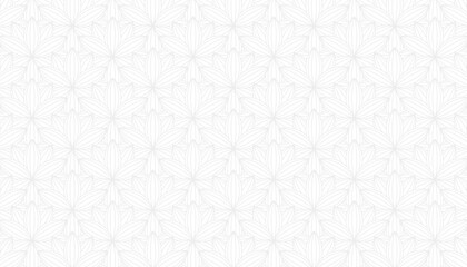 white abstract pattern background with floral style and seamless concept