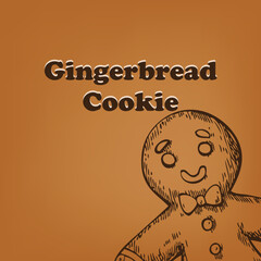 Gingerbread Cookie poster