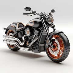 3d model of motorbike