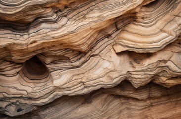 Detailed stratified rock layers, ideal for geological studies, natural history content, or rustic design elements.