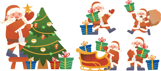 Santa Set of Christmas Series