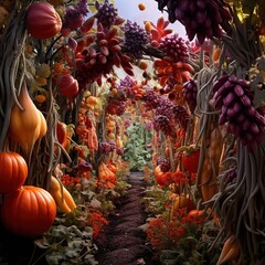 Magic garden bloomed with the most beautiful and tasty vegetables