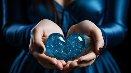 hands holding heart HD 8K wallpaper Stock Photographic Image 
