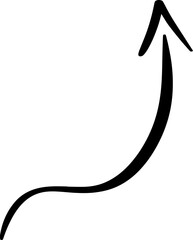 arrow hand drawn line