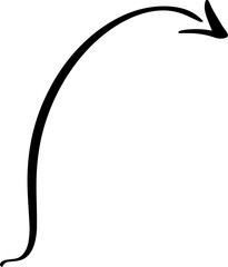 arrow hand drawn line