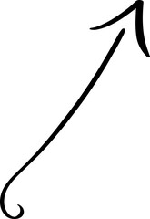 arrow hand drawn line