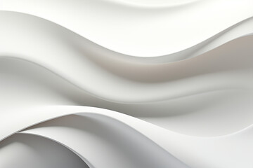 Obraz na płótnie Canvas Abstract Background White Wave Texture.