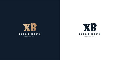 XB Letters vector logo design
