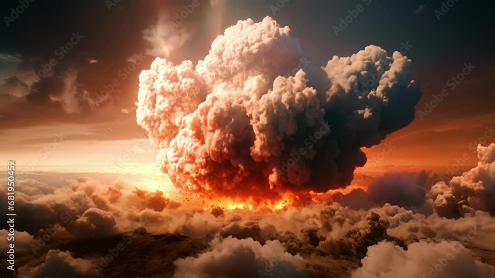 Poster deafening blasts send shockwaves reverberating through the atmosphere, causing disarray.
