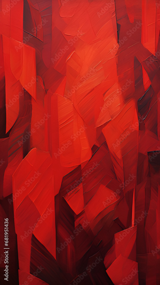 Wall mural abstract red background | generative ai