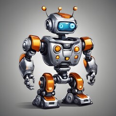 Robot Icon Background Very Cool