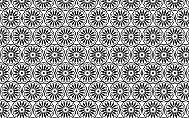 Decorative Element circle seamless pattern