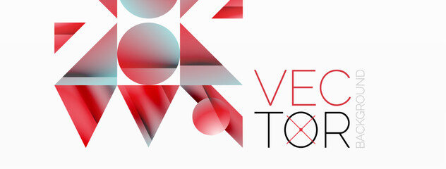 Triangle and circle minimalist composition. Simple elegance meets geometric harmony in captivating visual design for wallpaper, banner, background, landing page, wall art, invitation, prints, posters