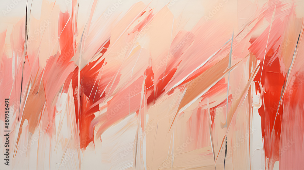 Wall mural abstract pink background | generative ai