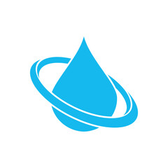 Water logo icon design vector illustration template