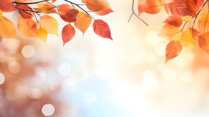 autumn leaves in the sun autumn leaves background autumn, leaf, nature, flower, leaves, fall, season, spring, tree, orange, summer, bokeh, yellow, 