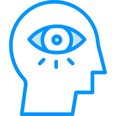 Obraz premium Vision vector line icon .svg