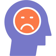 sad vector line icon .svg