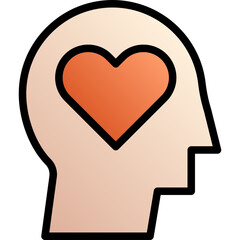 Heart vector line icon .svg