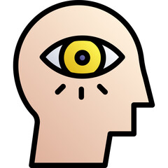 Vision vector line icon .svg