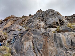 Rocks in Mission Gorge Climbing Area