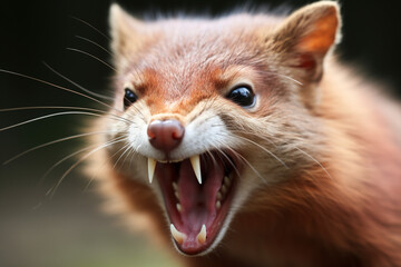 Fototapeta premium An Angry Squirrel