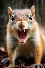 An Angry Squirrel