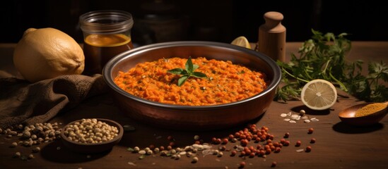 In the culinary lens, the red lentils from the packet were carefully measured and added to the simmering dal in the kitchen, making for a healthy and nutritious dinner, whilst the dried seeds and