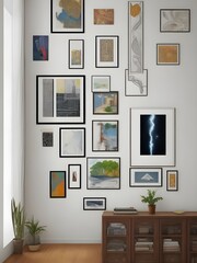 Art Gallery Wall: Curate and design a dedicated space in Leonarthoai's home for displaying artwork, creating a mini art gallery.

