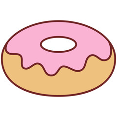 Obraz premium illustration of a donut
