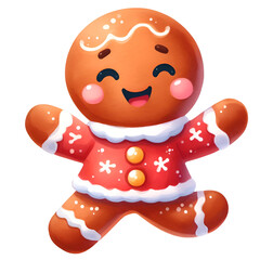 Fototapeta premium gingerbread man cookie