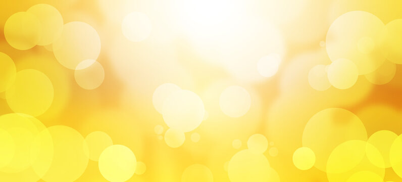 Colorful, soft backdrop pattern. Abstract and blurry orange bokeh background.