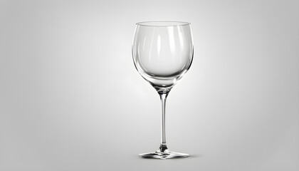 Wine glass mark isolated on white background