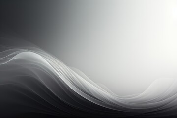 In this abstract background image, dynamic waves with a gradient are surrounded by a foggy atmosphere, creating a visually intriguing and atmospheric composition. Illustration